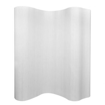 Delilnik prostora iz bambusa bele barve 250x195 cm