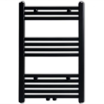 Črn Cevni Radiator za Centralno Ogrevanje Ravne Cevi 500x764mm