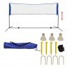 Komplet mreže za badminton s perjanicami 300x155 cm