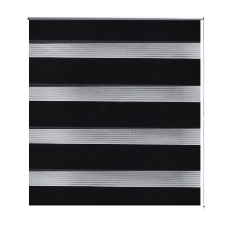 Črtasti Zebra Rolo / Senčilo velikost 40 x 100 cm Črna barva