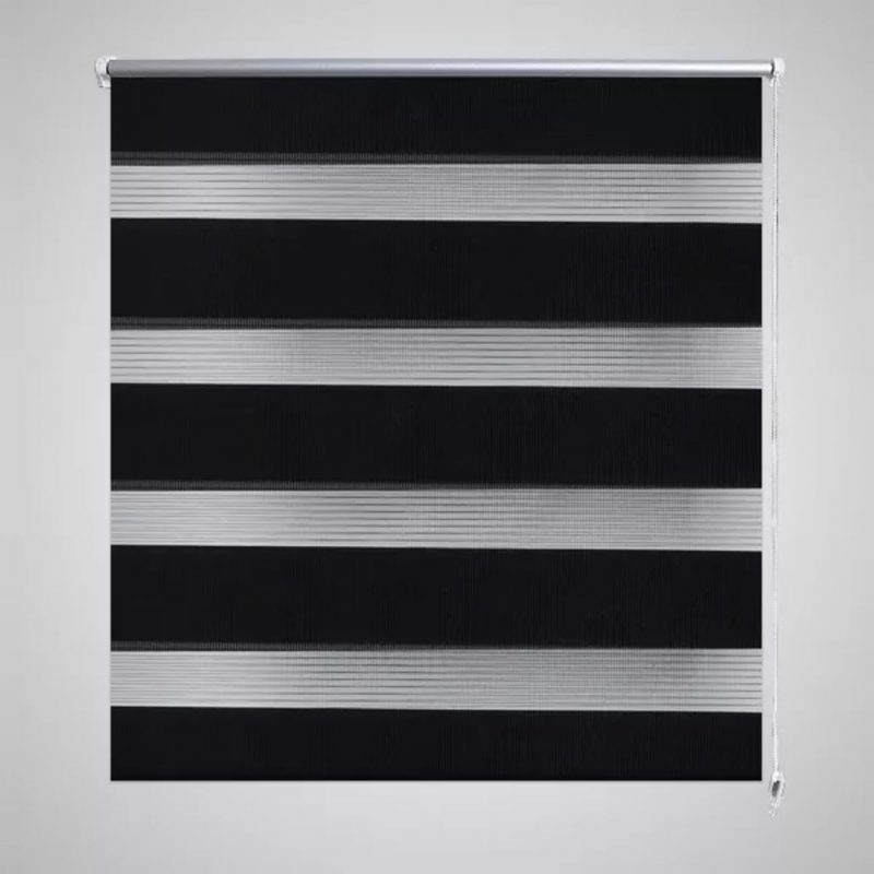 Črtasti Zebra Rolo / Senčilo velikost 40 x 100 cm Črna barva