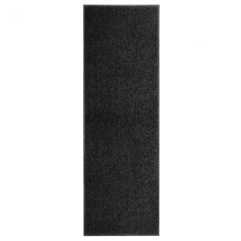 Pralni predpražnik črn 60x180 cm