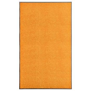 Pralni predpražnik oranžen 90x150 cm