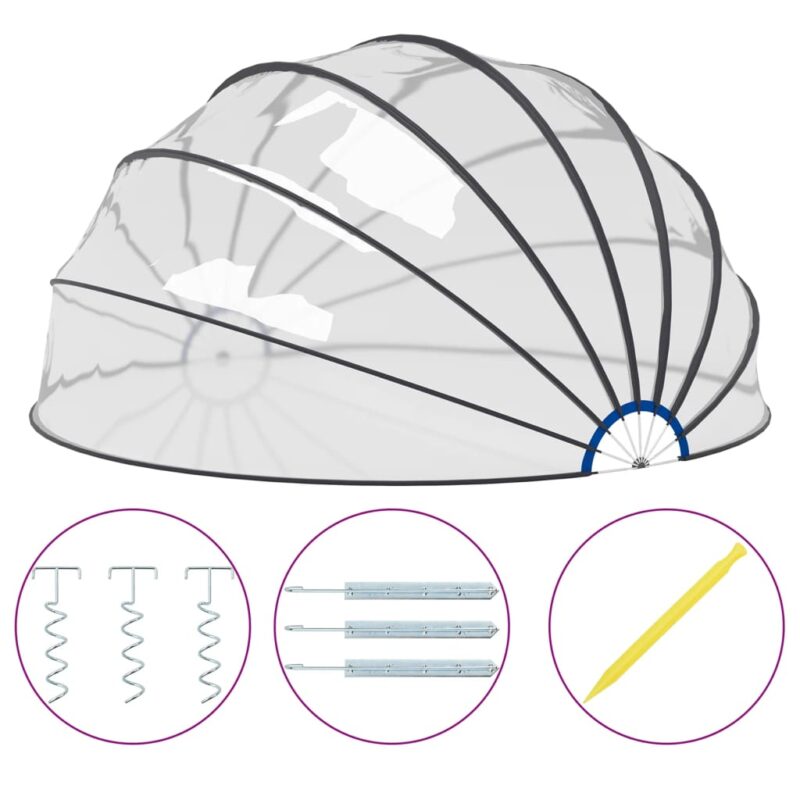Kupola za bazen 500x250 cm