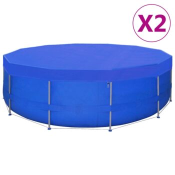 Pokrivalo za bazen PE okroglo 2 kosa 540 cm 90 g/m²