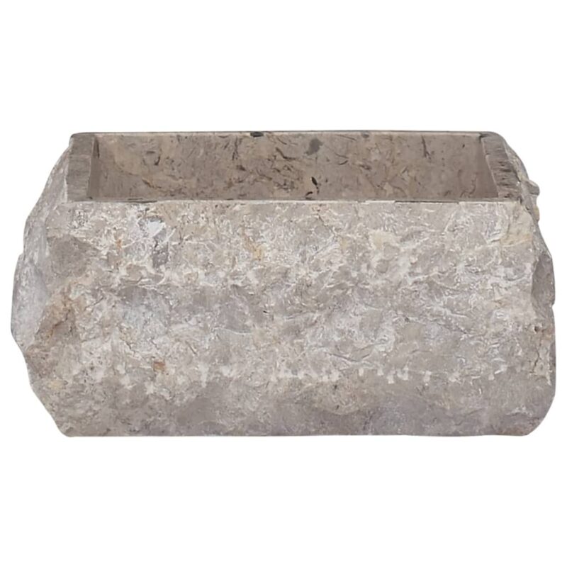 Umivalnik siv 30x30x13 cm marmor