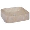 Umivalnik siv 40x40x10 cm marmor