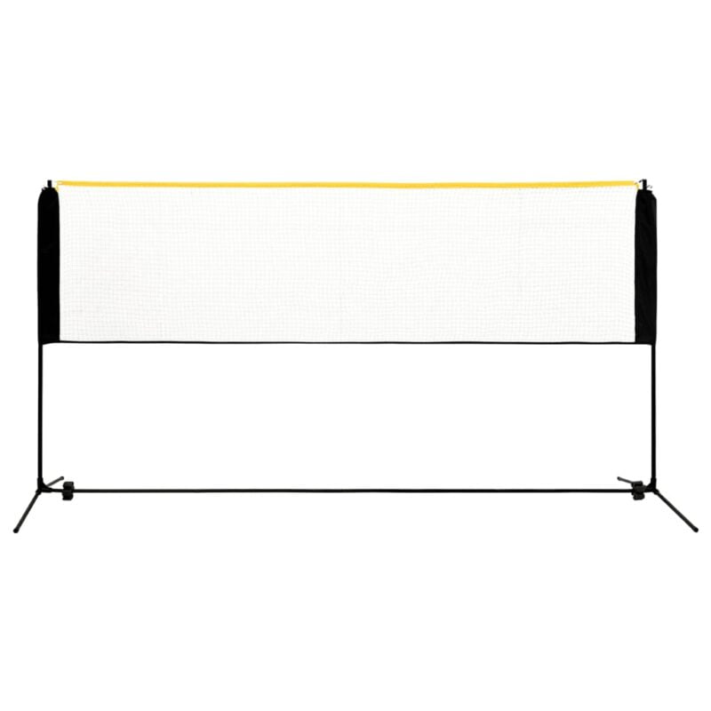 Nastavljiva mreža za badminton 300x103x94-158 cm kovinska