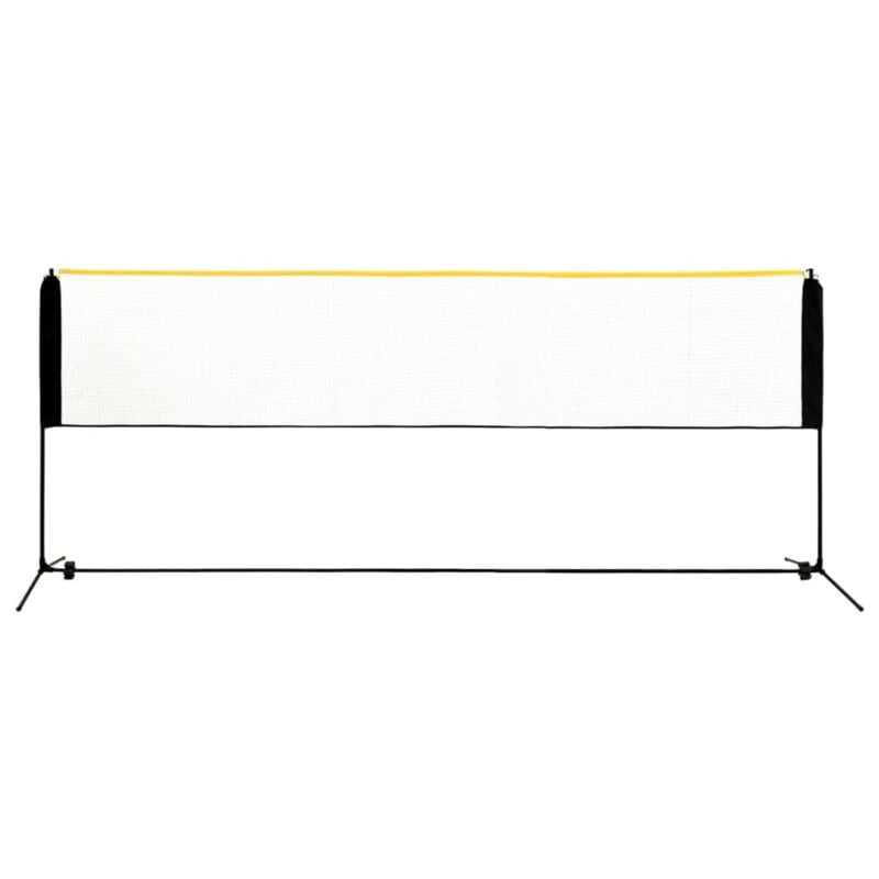 Nastavljiva mreža za badminton 400x103x94-158 cm kovinska