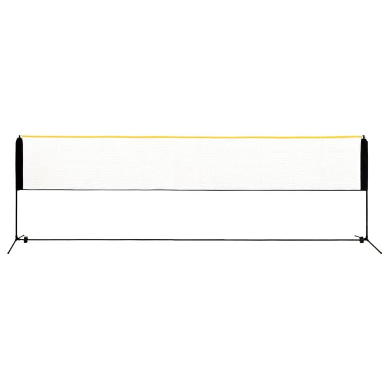 Nastavljiva mreža za badminton 500x103x94-158 cm kovinska