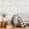 DUTCH WALLCOVERINGS Tapeta borovci bela