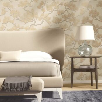 DUTCH WALLCOVERINGS Tapeta borovci krem