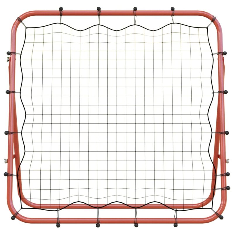 Nastavljiva odbojna mreža za nogomet 96x80x96 cm jeklo in PE