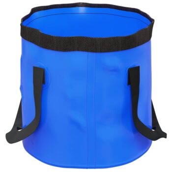 Zložljivo vedro 2 kosa modro 30 L PVC