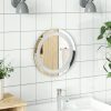 LED kopalniško ogledalo 30 cm okroglo