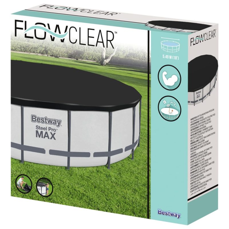 Bestway Flowclear pokrivalo za bazen Fast Set 555 cm