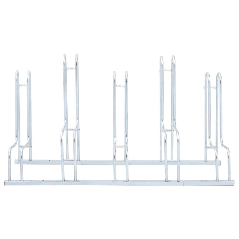Stojalo za kolo za 5 koles prostostoječe pocinkano jeklo