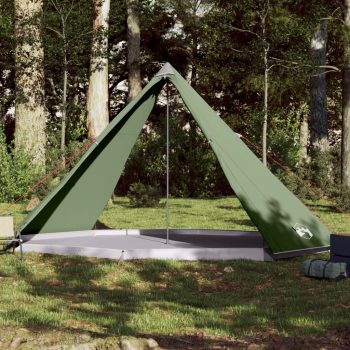 Družinski šotor tipi za 8 oseb zelen vodoodporen