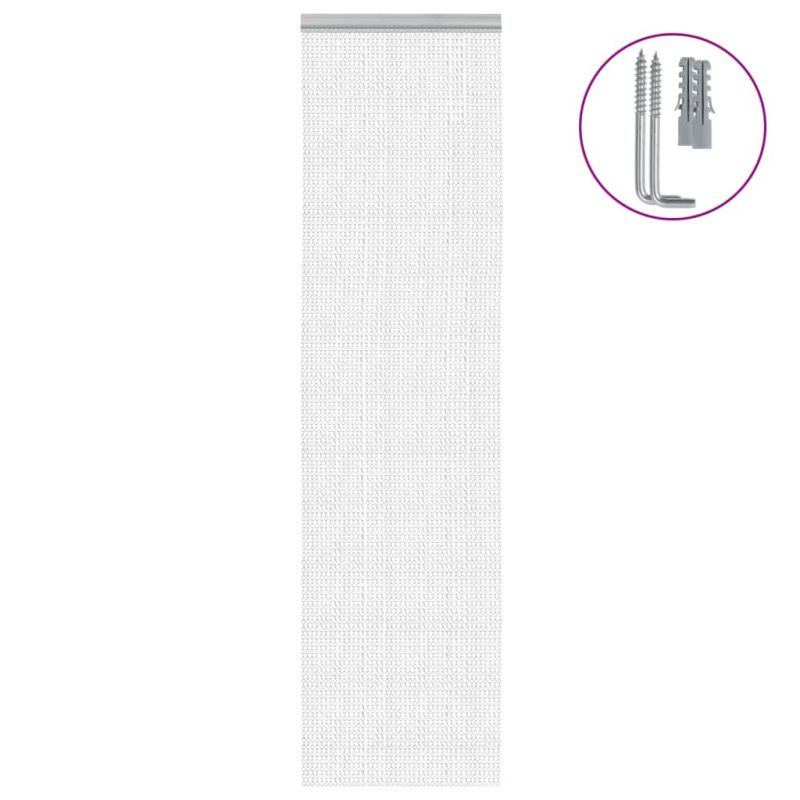 Verižna mreža proti mrčesu za vrata 56x202 cm aluminij